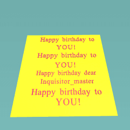 Happy birth day to inquisitor_master