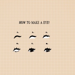 Tutorial on how to make a eye! -By L0Y4L