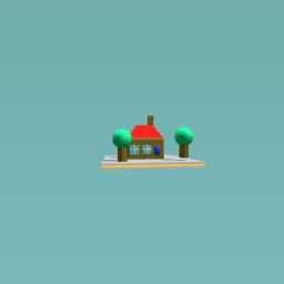 Peacefull house scene