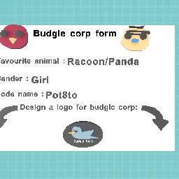 Budgie corp form