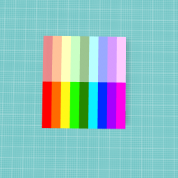 Pastel and Regular Rainbow Palette