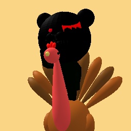 Me on a turkey for thanksgiving
