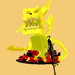 Cool golden animatronic 