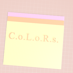 Colors ._.