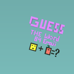 Guess the word by emoji