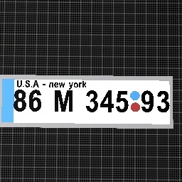 Car plate