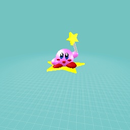 Kirby on his Dream Star