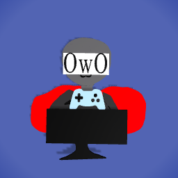 OwO person playing games