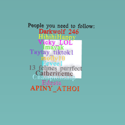 People you need to follow