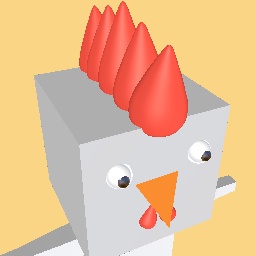 Startled Chicken Helmet!