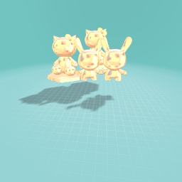 golden to pink kawaii pets ( i own them) ヒロシカム