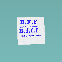B.f.f and b.f.f.f