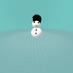 Elvis the snowman!