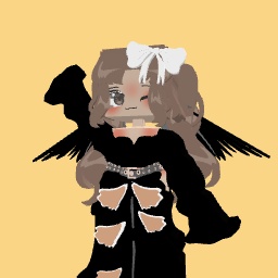 Fit w/ bow + black wings