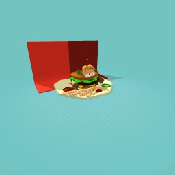 Burger for poor people