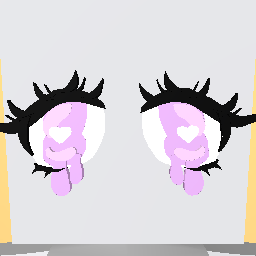 Pastel purple eyes