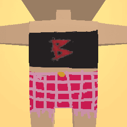 Bratz ripped shorts pink and black