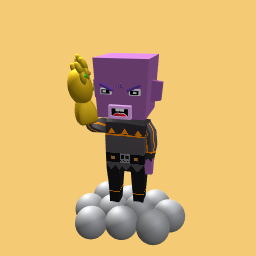 Thanos standing on dust
