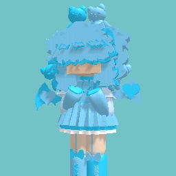 blue cute girl 10k+for=free