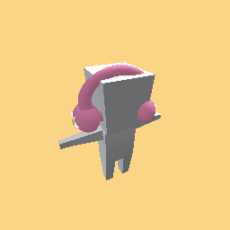 pink star head-phones