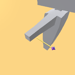 Shiny purple gem scepter