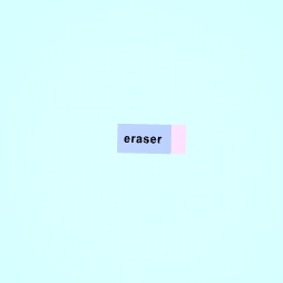 Cute eraser
