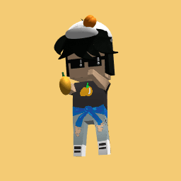 Cool boy wereing peachy merch