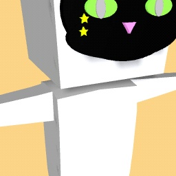 Black cat Therian mask
