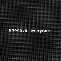 goodbye