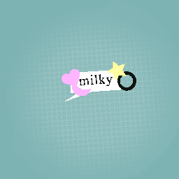 milky name tag