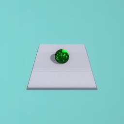 Shiny reflective green