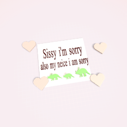 I'm sorry for not being around everybody I love  all  /ove you!
