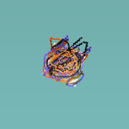 Rainbow flood on rainbow planet