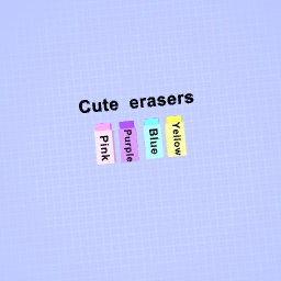 Cute erasers