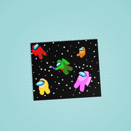 Among us in the space