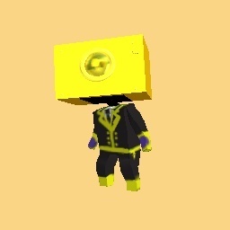 gold speaker man