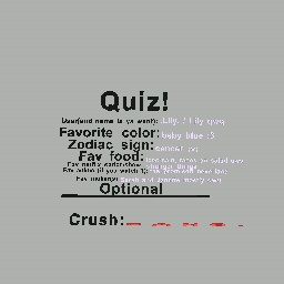 quizz qwq