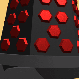 Giant Black Dalek Exterminator Custom