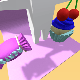 Candy & cupcake :)