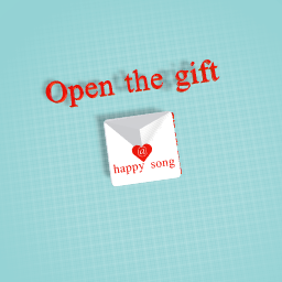 Open the gift