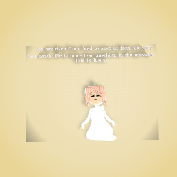 He has risen!!!