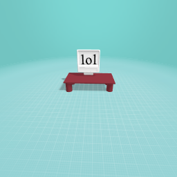 a computer on the tsble