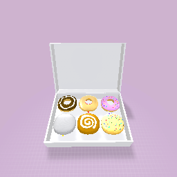 3 ring donut and 3 circle donut box