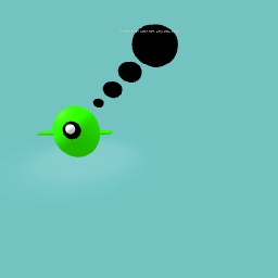 Alien thinking something