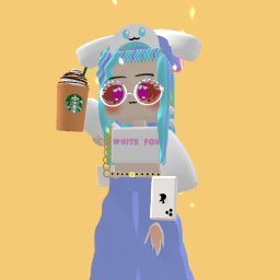 Blue cinamaroll girl