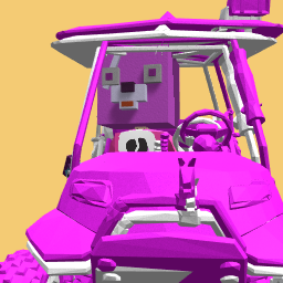 Cuddle Team leader with Golf cart