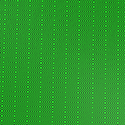 Green and bLack patterns