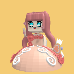 a cute pink girl just for 10 coins