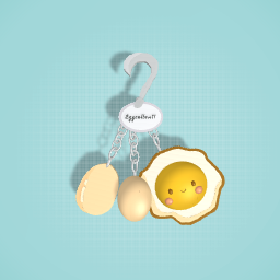 Eggtastic key chain!