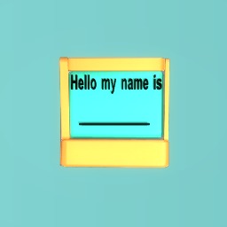 Name tag